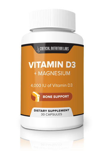 One bottle of Heath Stack Vitamin D3 + magnesium